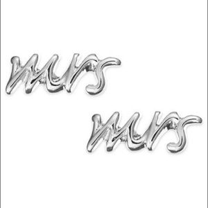 Kate Spade New York “Mrs” Stud Earrings